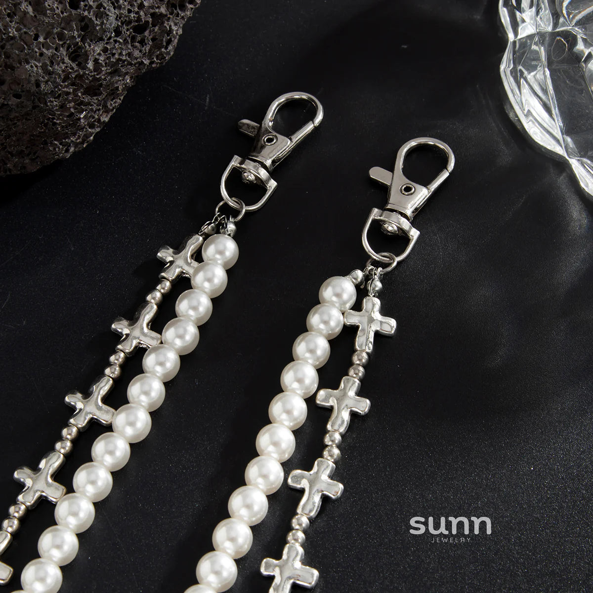 Cyra Layered Pearl Waist Chain