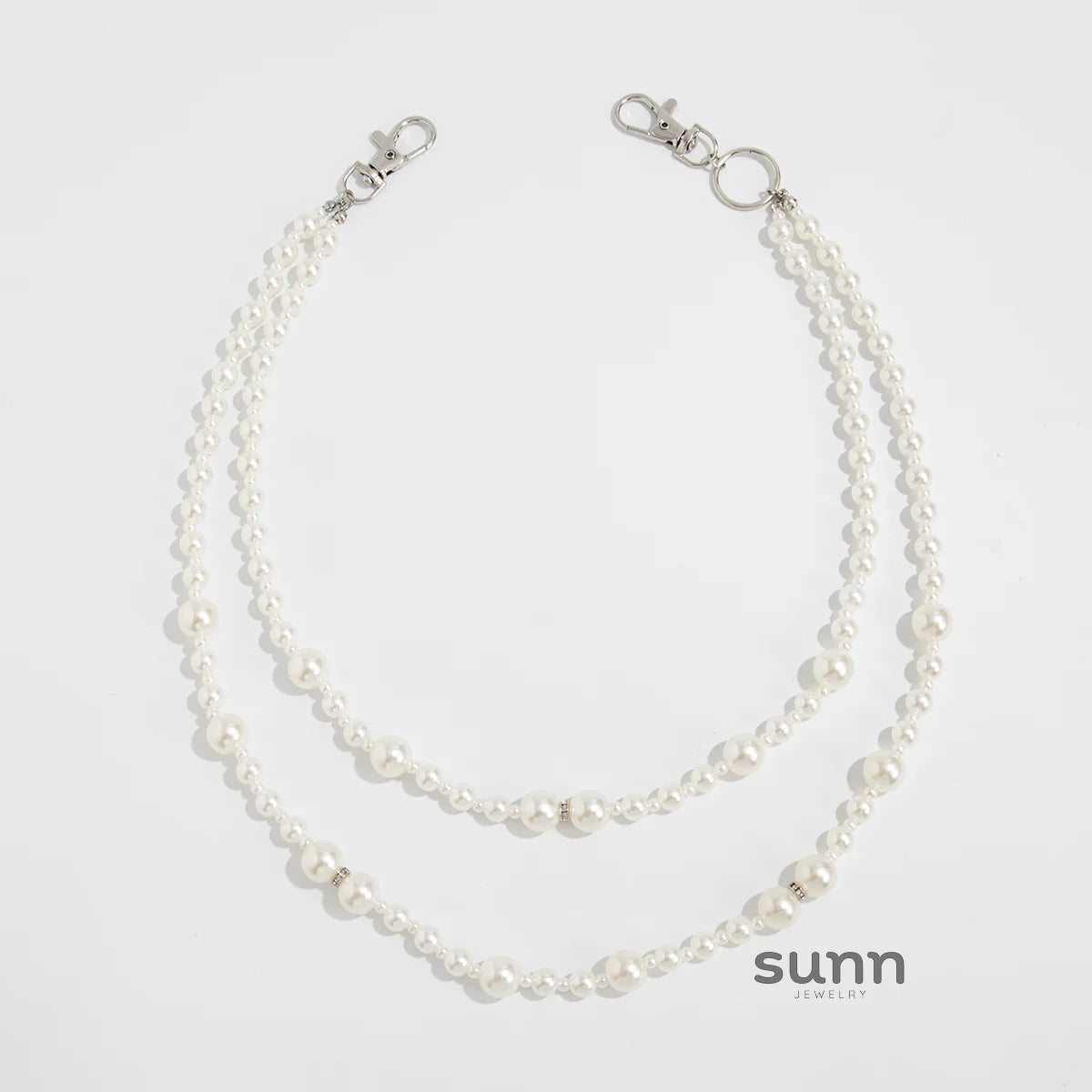 Cyra Layered Pearl Waist Chain