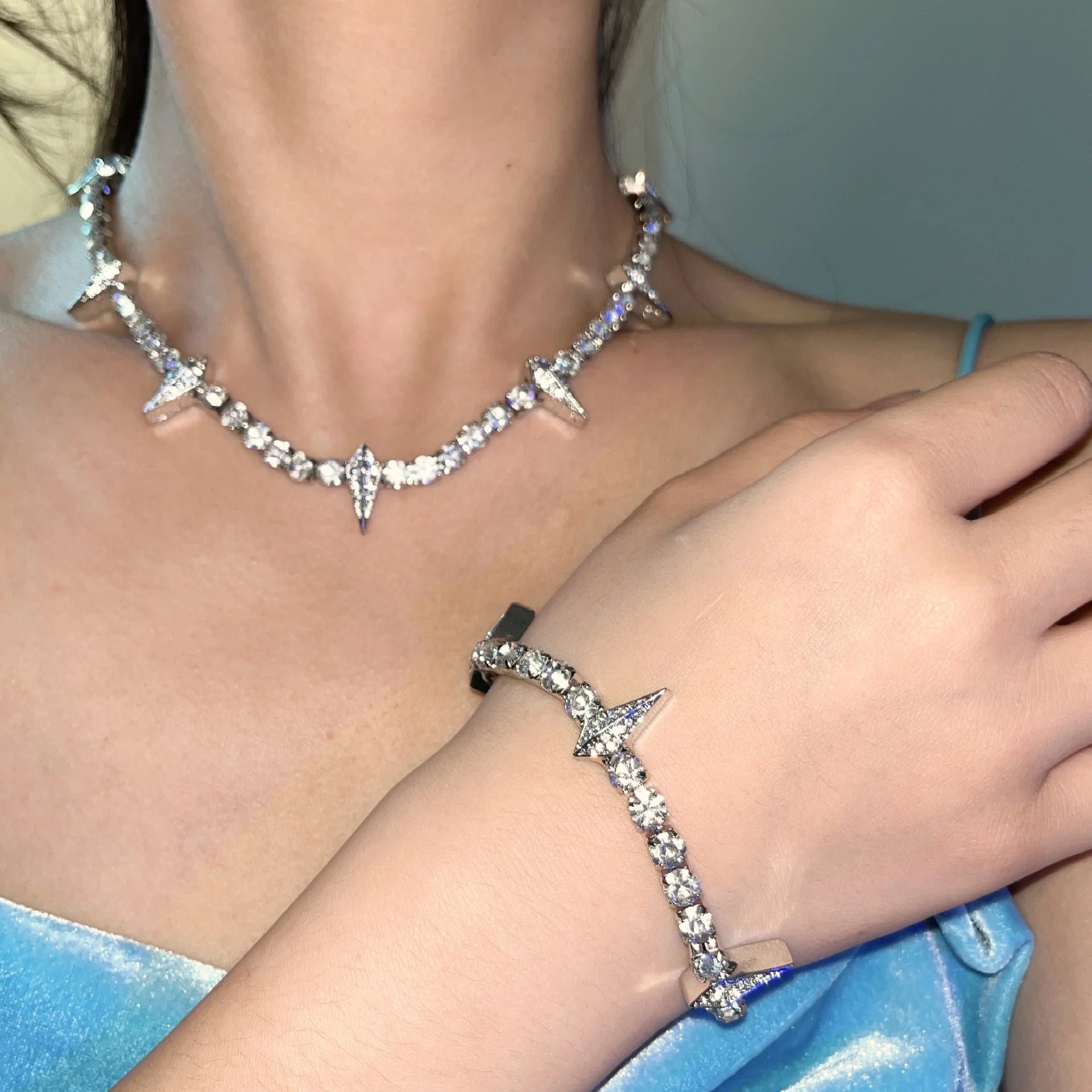 Dalaysia Black Panther Tennis Chain