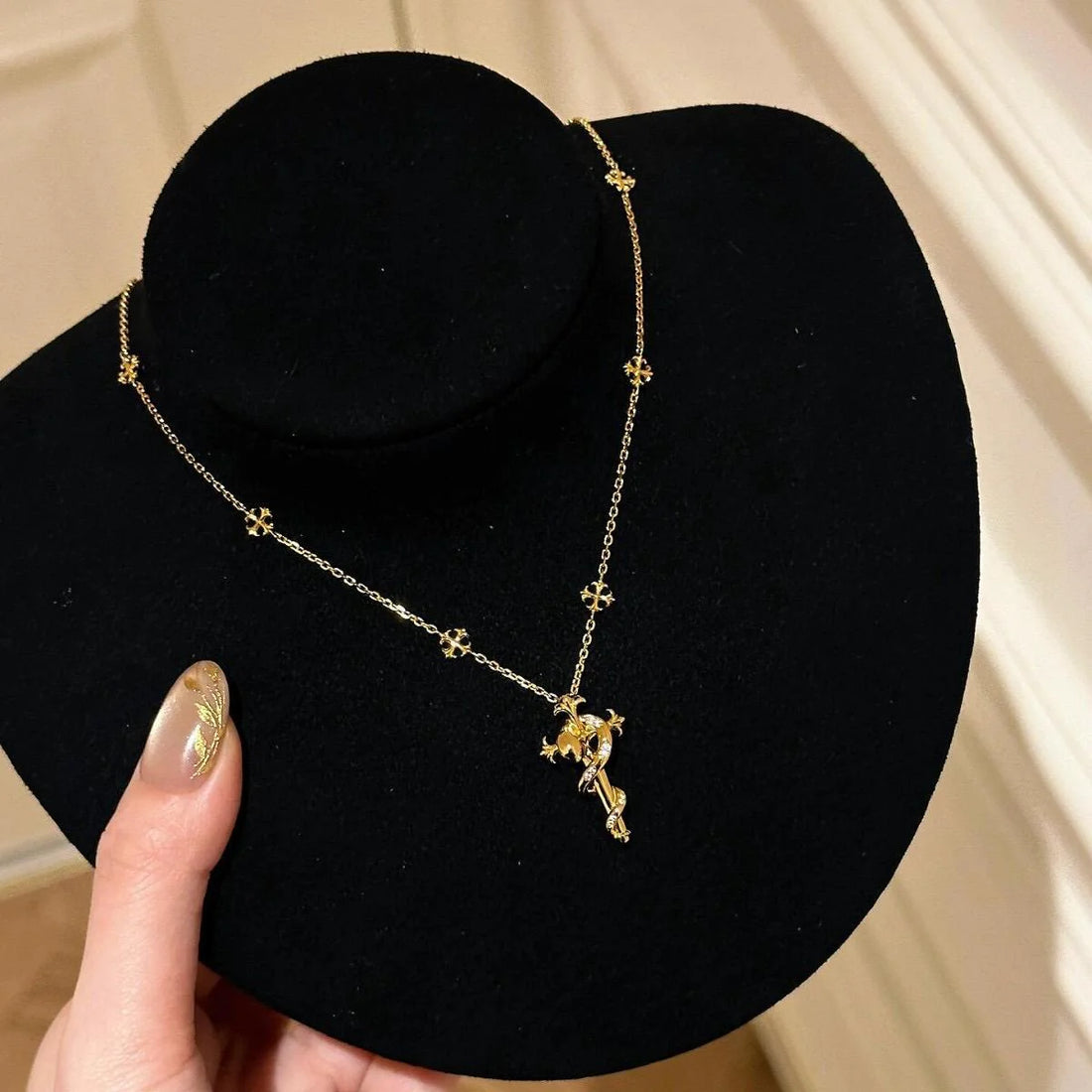 Dalayza Ancient Serpent Scepter Necklace