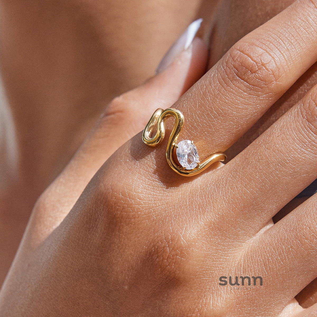 Damaris Zircon Stackable Rings [VS4AOHQT]