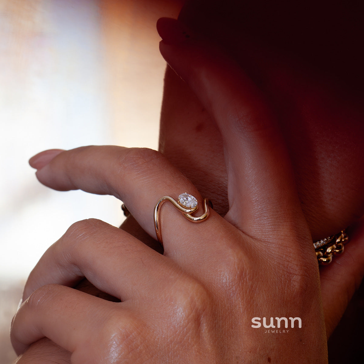 Damaris Zircon Stackable Rings [KRFA57XG]