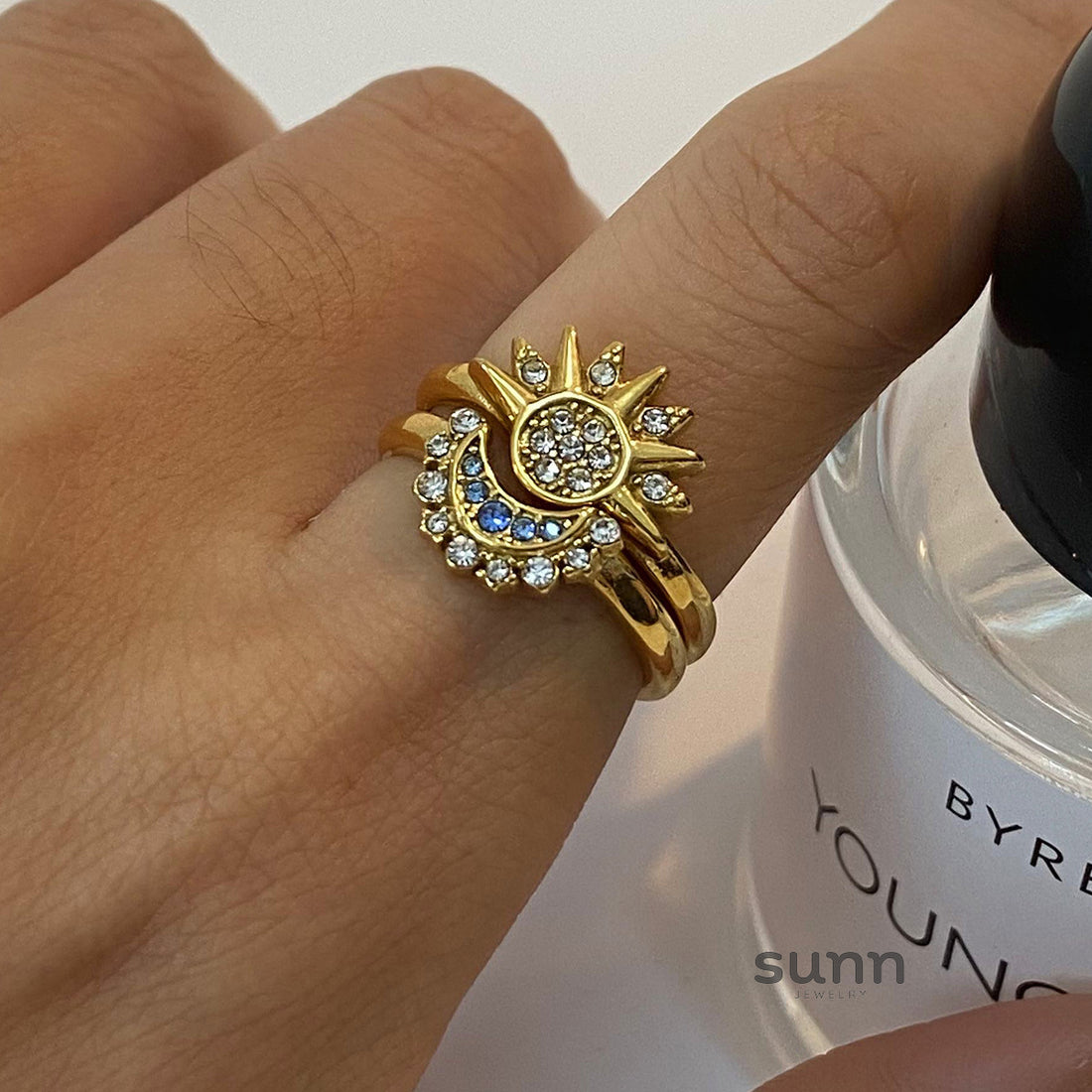 Damya Titanium Stacking Rings [D3NKKAUY]