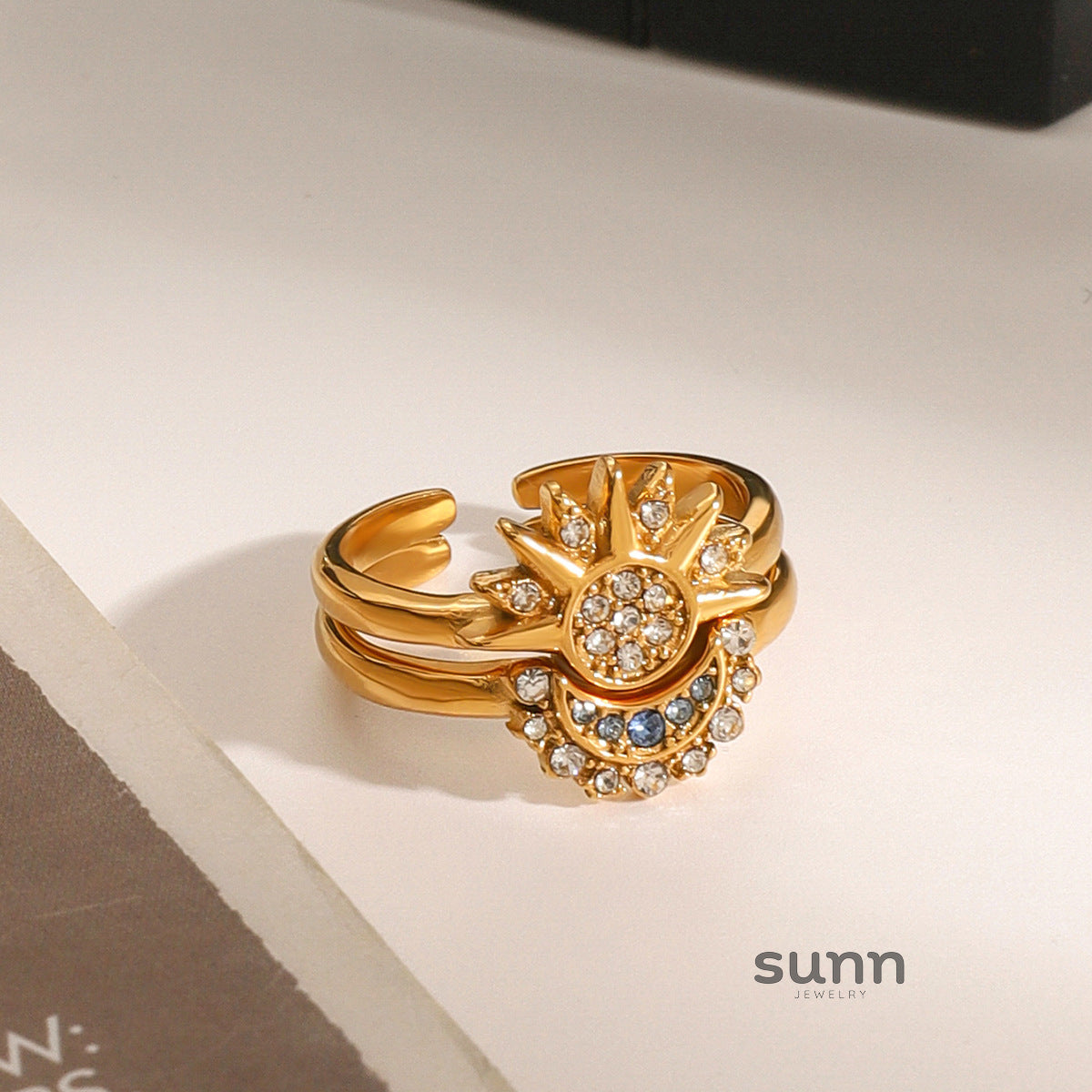 Damya Titanium Stacking Rings [152V77JG]