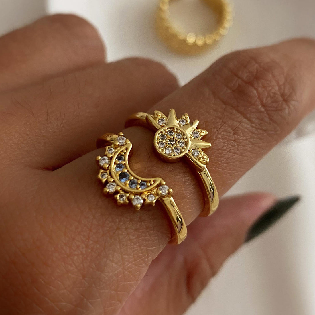 Damya Titanium Stacking Rings [D3NKKAUY]