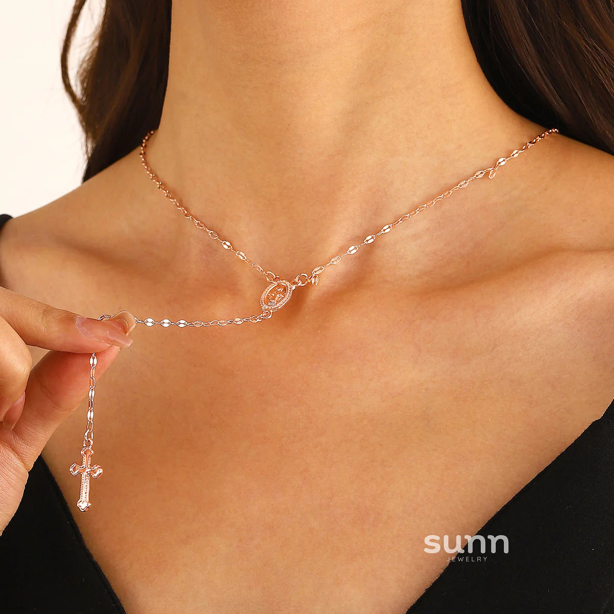 Dana Delicate Long Chain Necklace