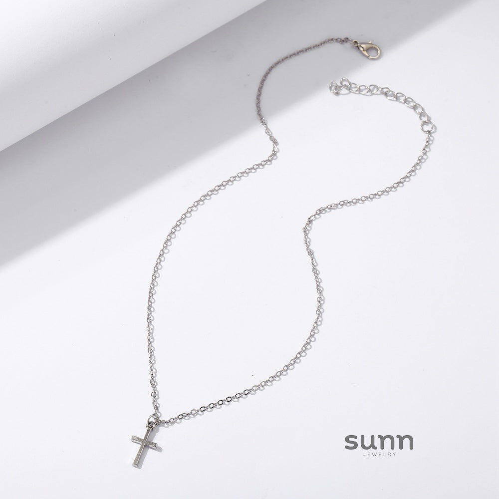Danae Delicate Cross Necklace [G6QHYZDK]