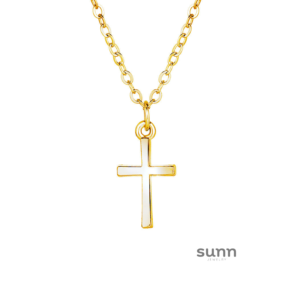 Danae Delicate Cross Necklace - Style 1 [FC9FII00]