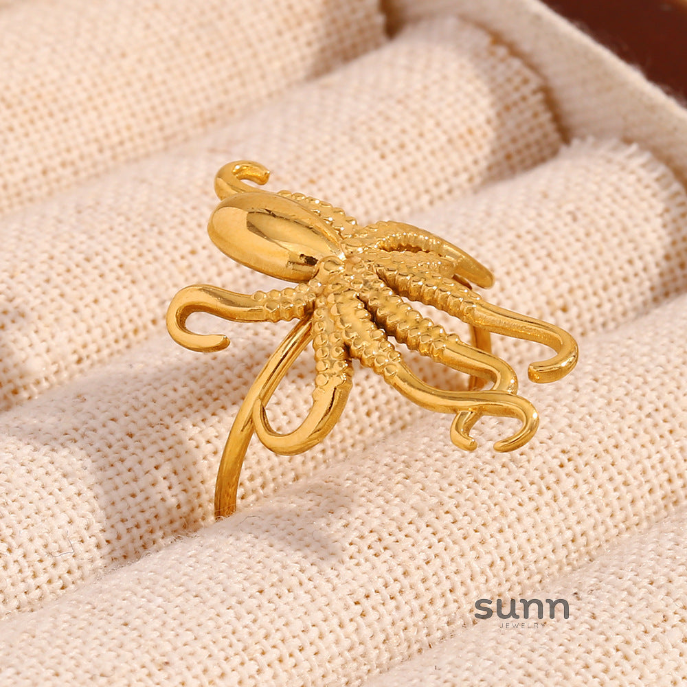 Danae Octopus Open Ring [4LAS8NU7]