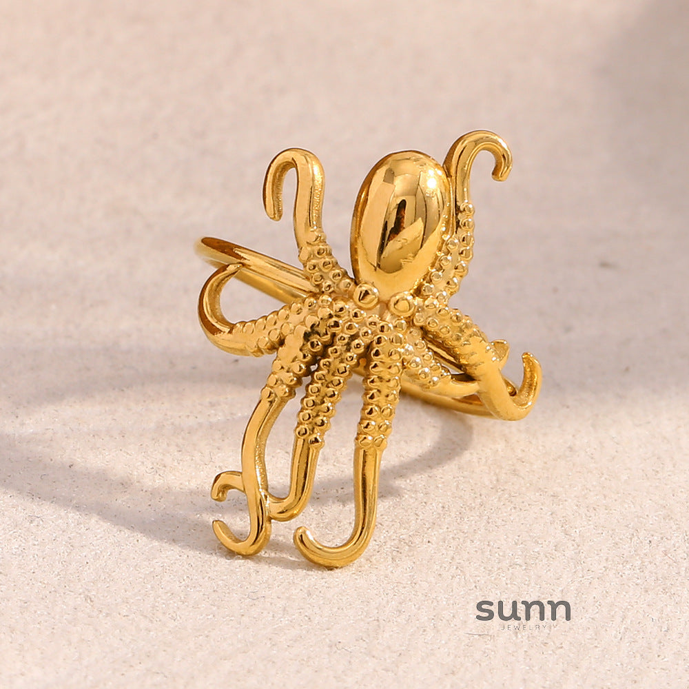 Danae Octopus Open Ring [4EKRPPG5]