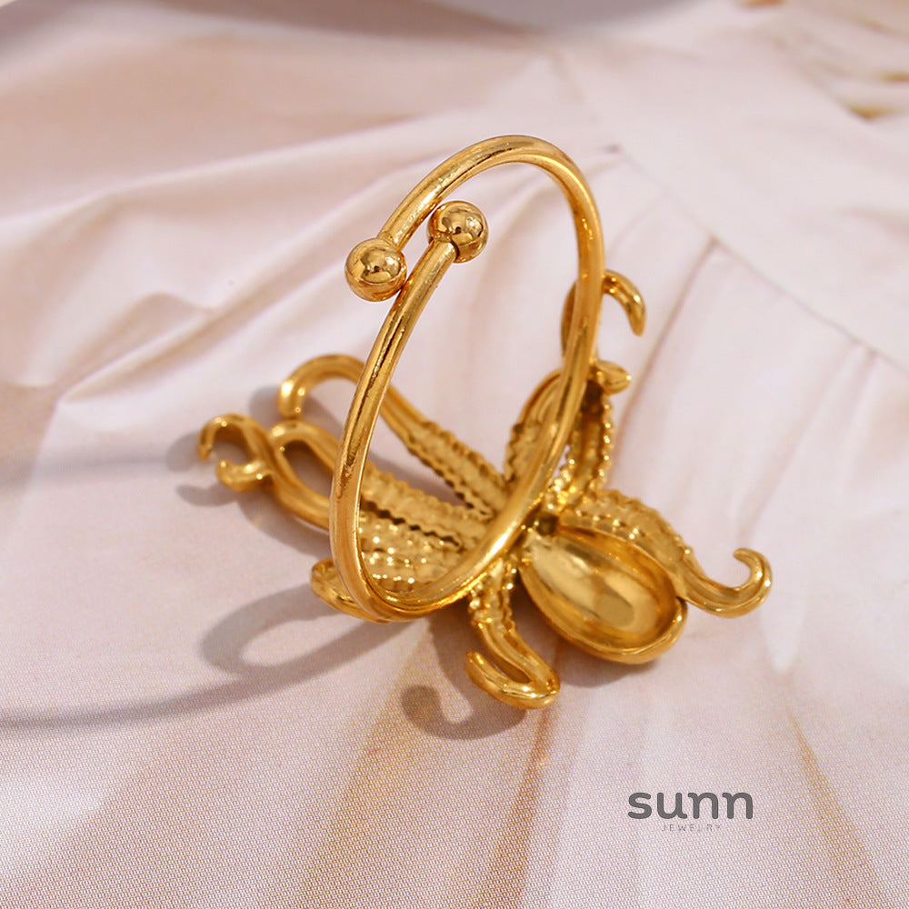 Danae Octopus Open Ring [XQTLMVKU]