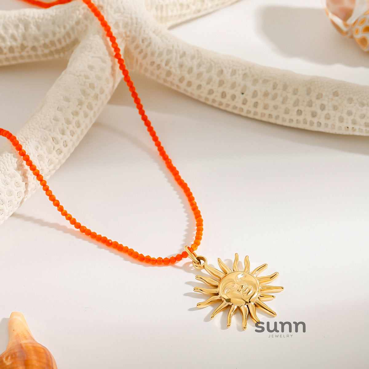 Danae Starfish Layered Necklace [WI2CM040]