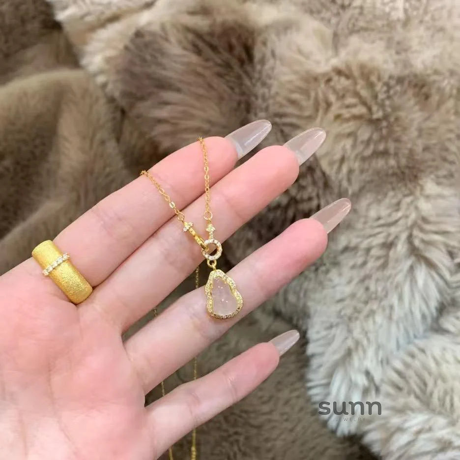 Danely Golden Gourd Necklace