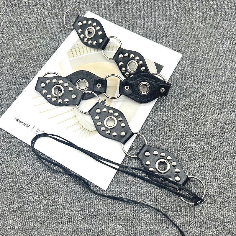 Dani Wide Metal Eyelet Belt