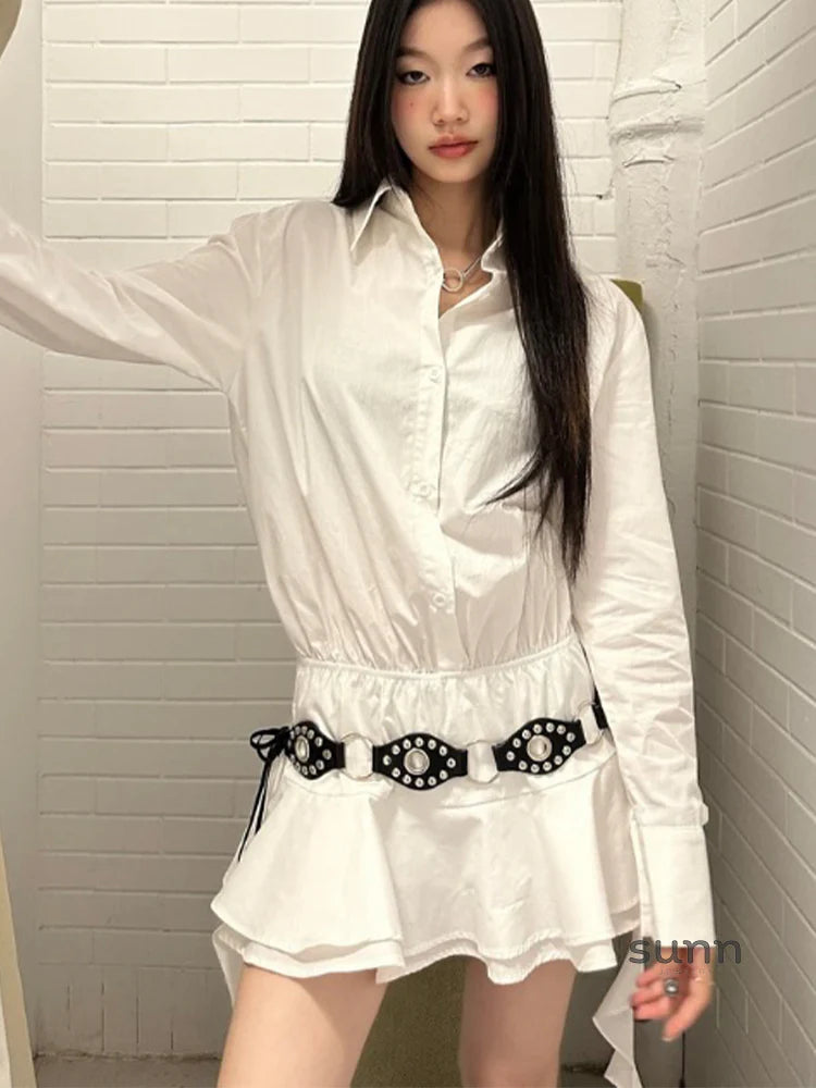 Dani Wide Metal Eyelet Belt