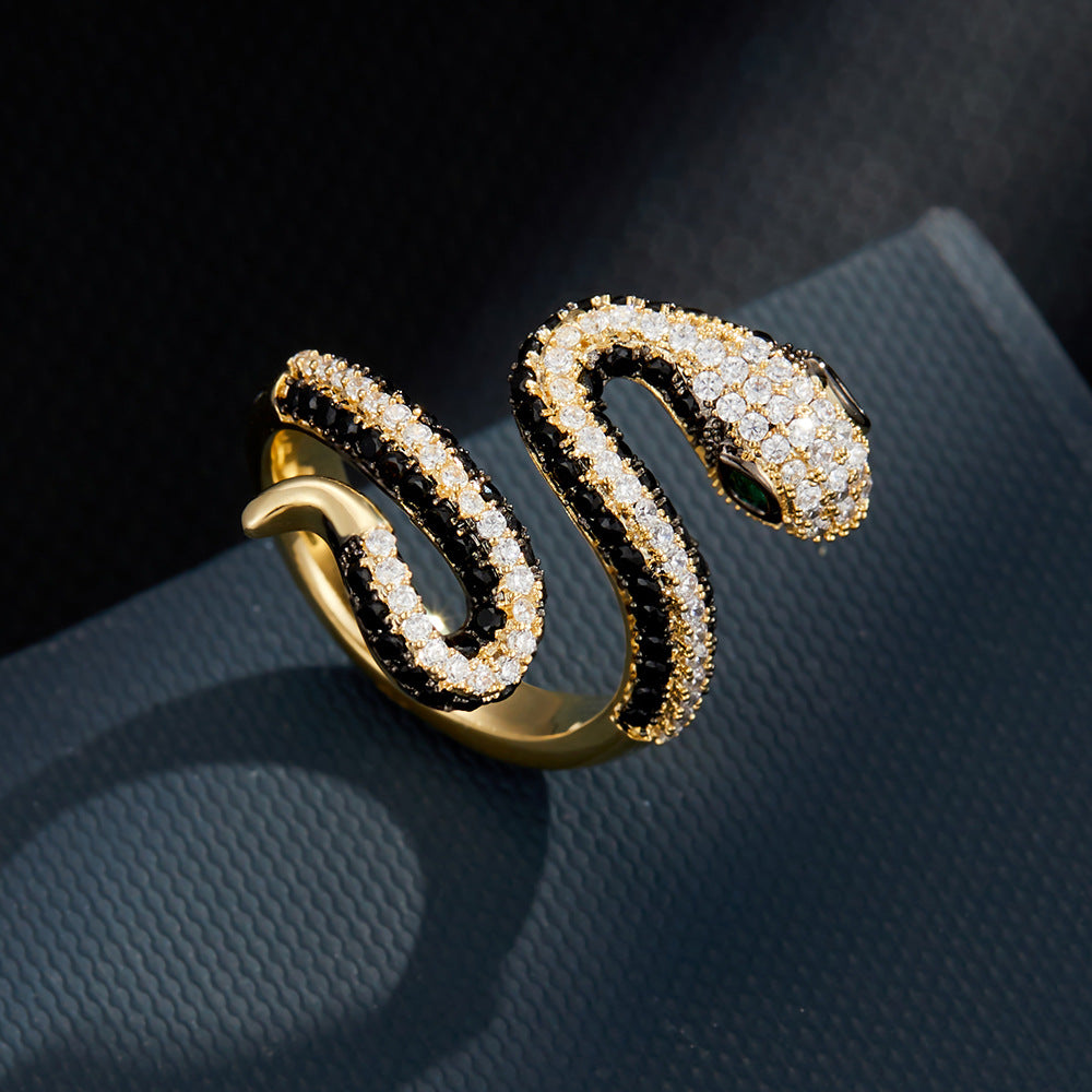 Dani Zircon Serpent Ring [BC0O0VAZ]