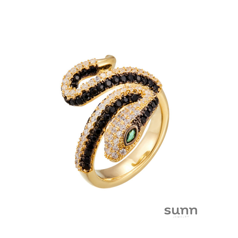 Dani Zircon Serpent Ring [KFYWD9VV]
