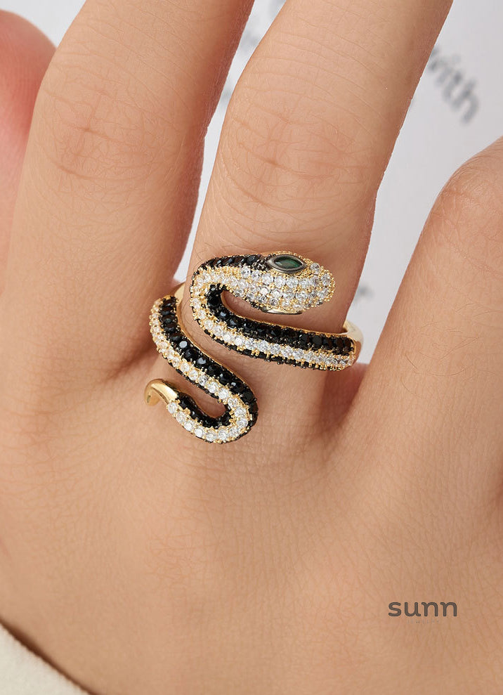 Dani Zircon Serpent Ring [AO6FF3IR]