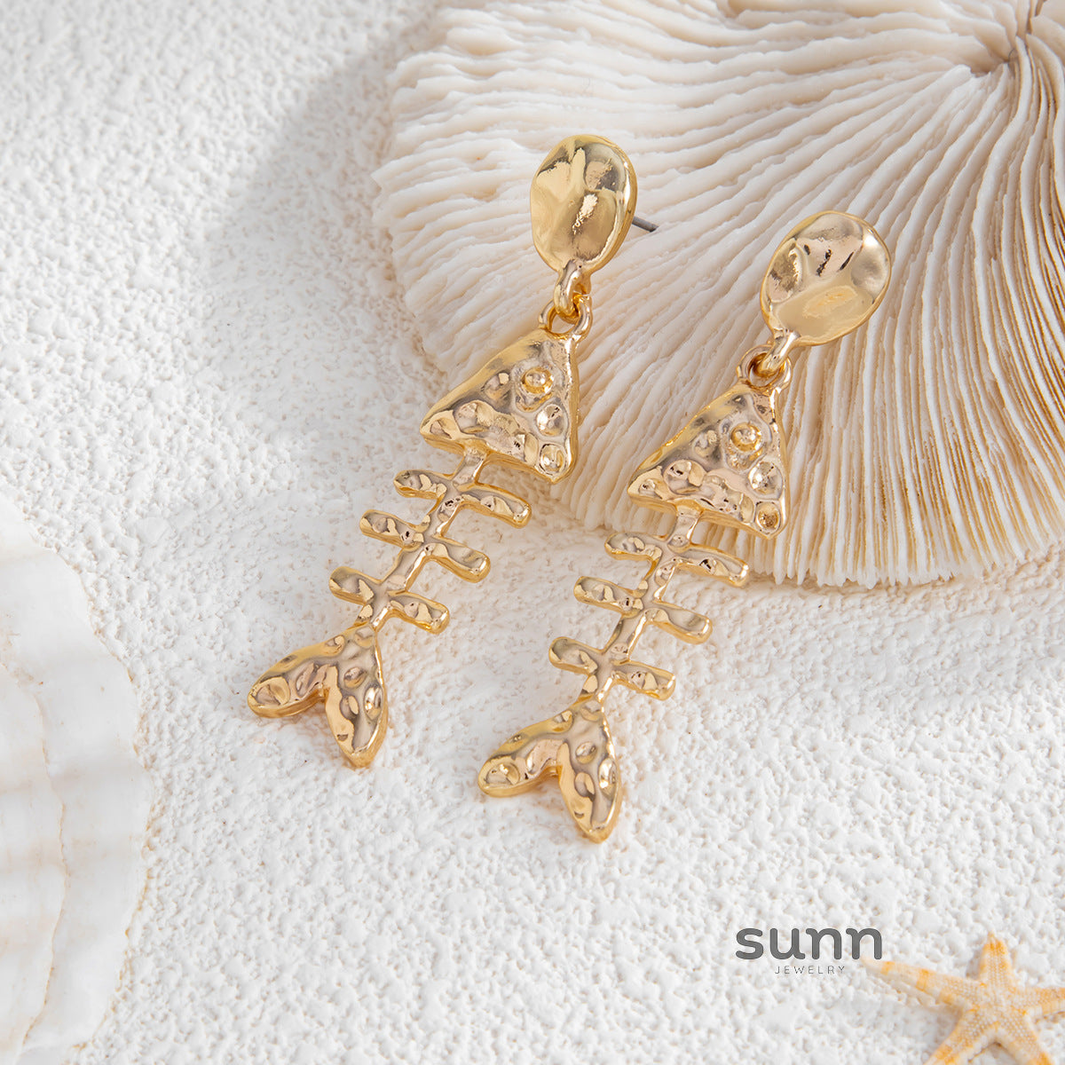 Danielle Ocean Pearl Dangle Earrings [CID1BUNR]
