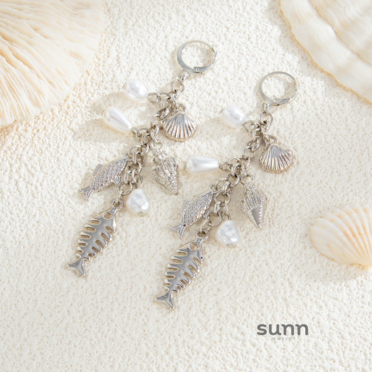 Danielle Ocean Pearl Dangle Earrings [UI3D3YM6]