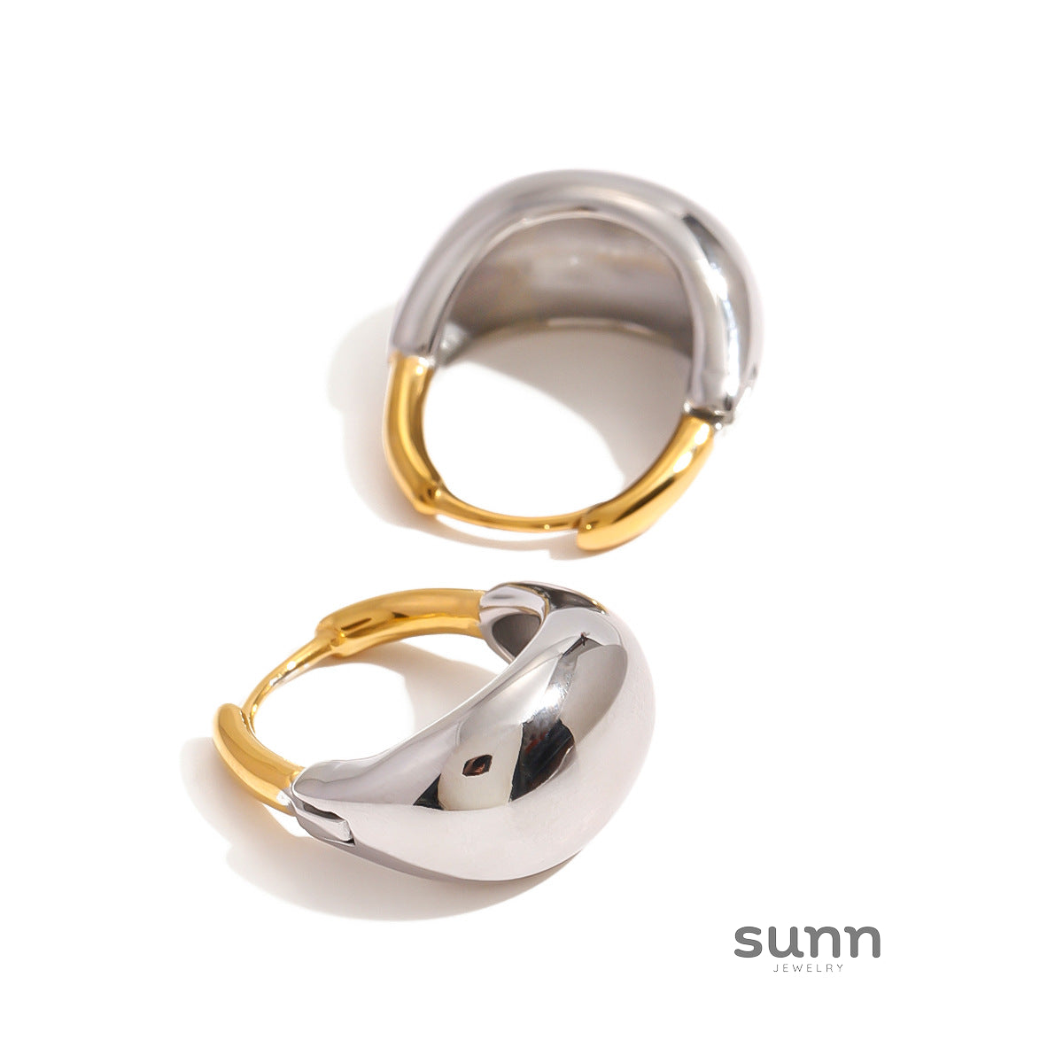Danni Modern Geometric Hoops [P616OJ5G]