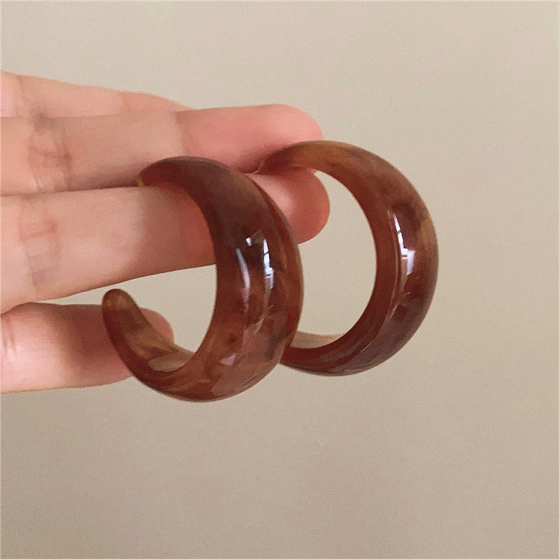 Danni Round Statement Earrings [WLS2Q3OJ]