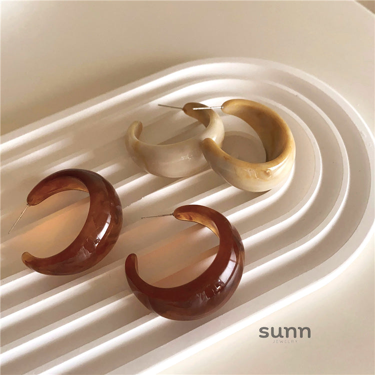 Danni Round Statement Earrings [5BETJ3D7]