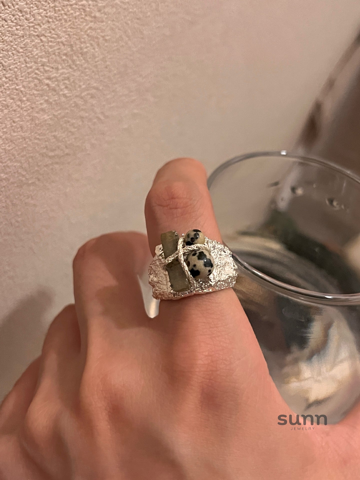 Dariana Textured Leopard Open Ring [SVPZ061O]