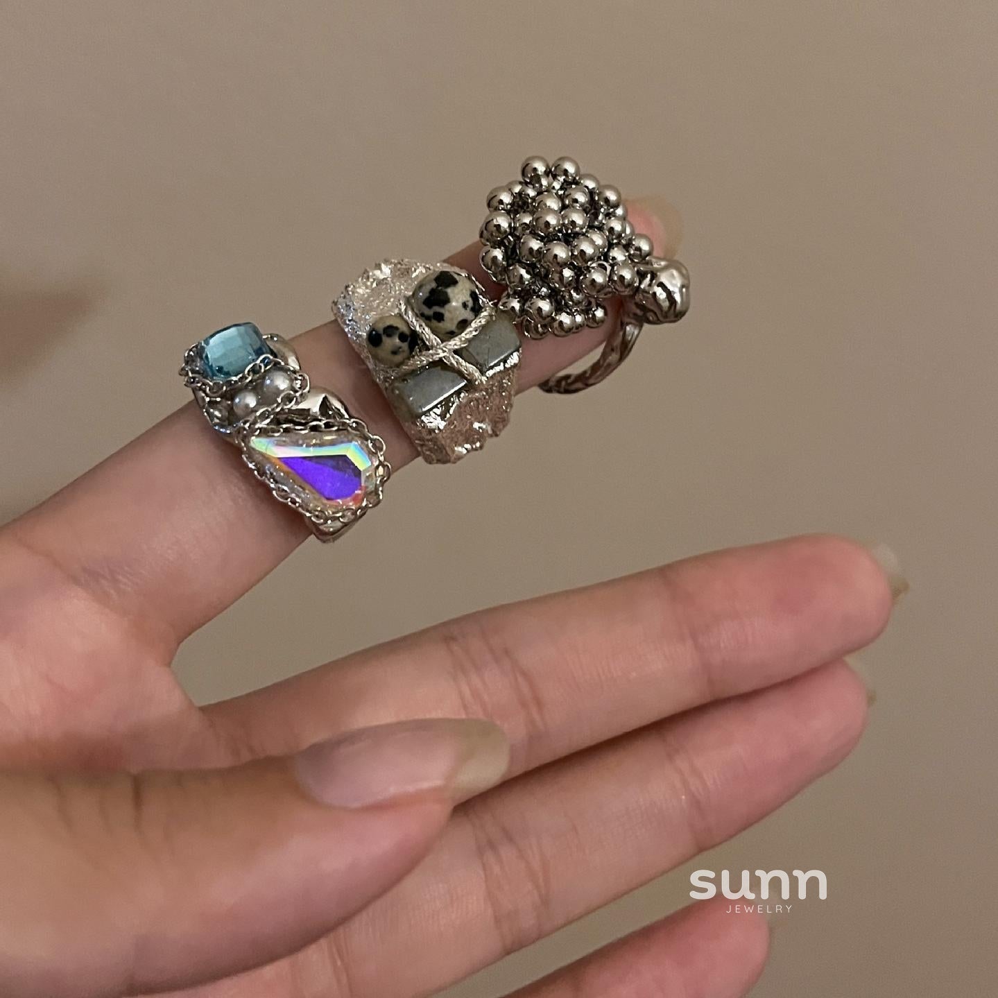 Dariana Textured Leopard Open Ring [G24UMQS2]