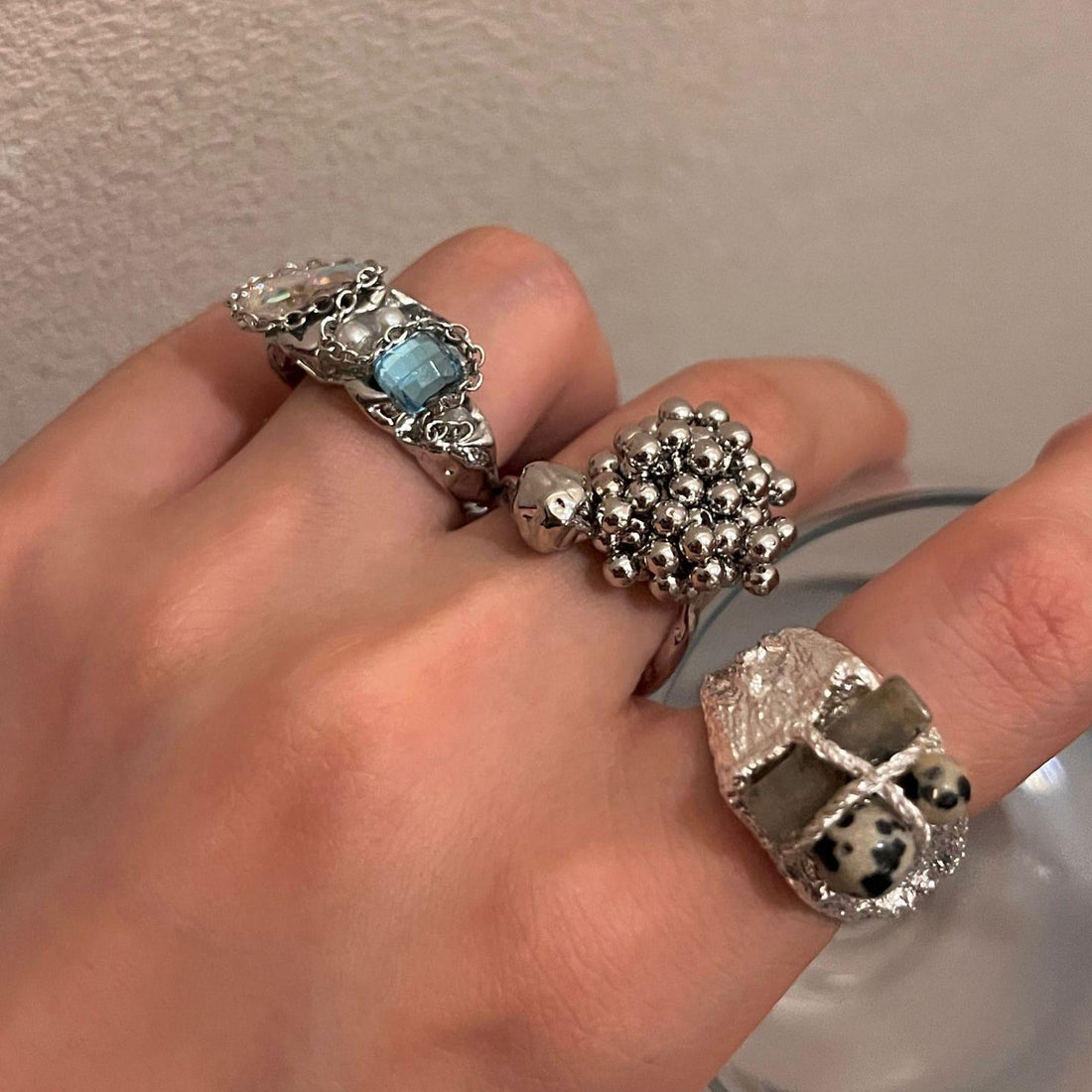 Dariana Textured Leopard Open Ring [FPVHTBBD]