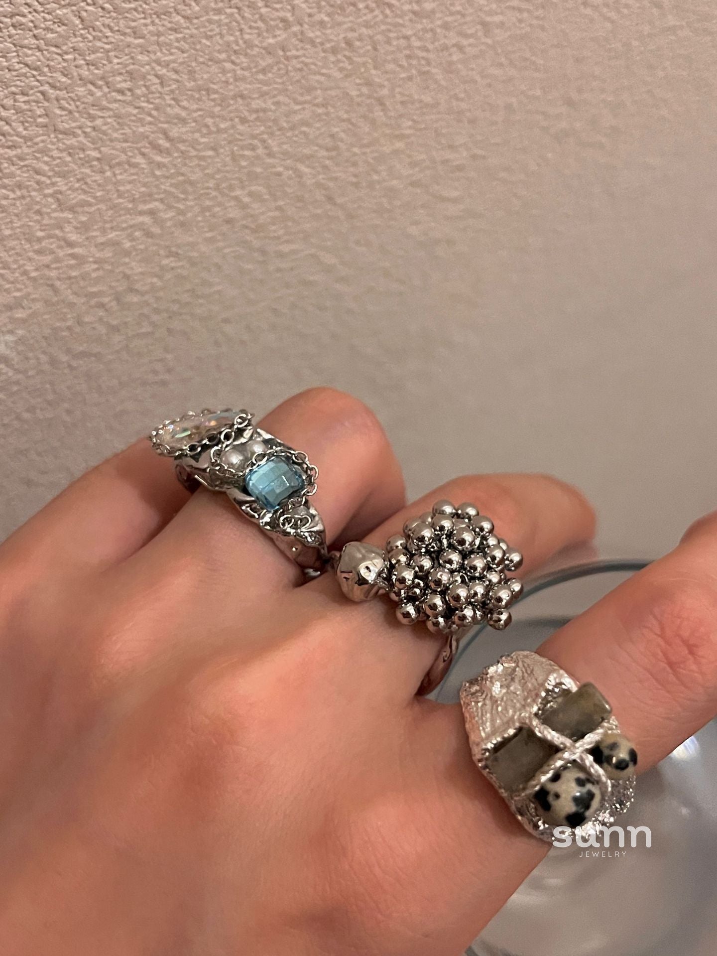 Dariana Textured Leopard Open Ring [D6R46550]