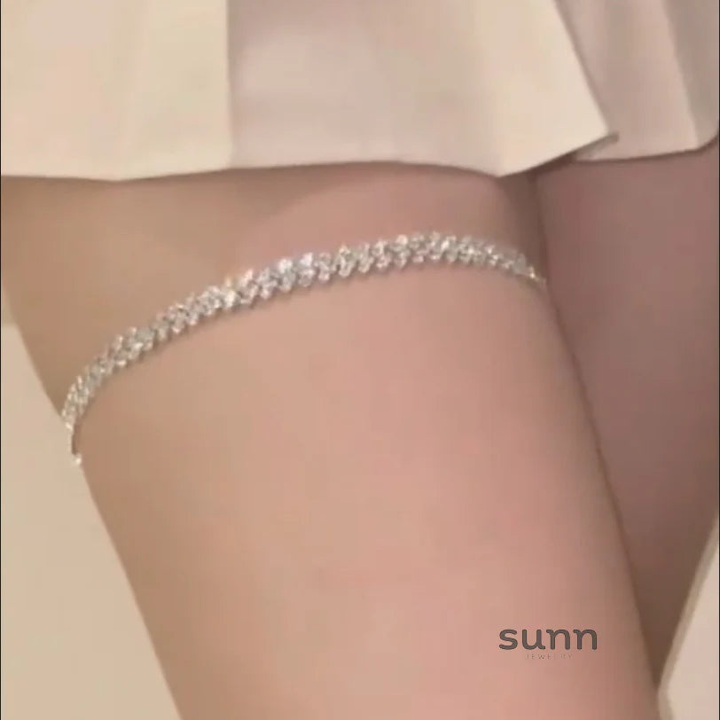 Darielle Rhinestone Thigh Chain
