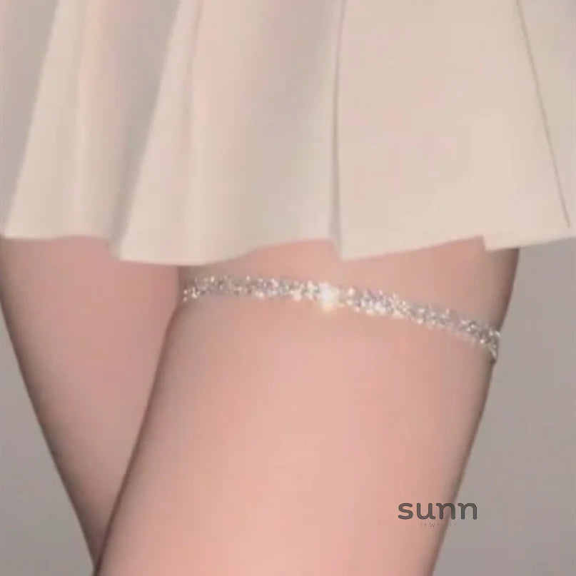 Darielle Rhinestone Thigh Chain
