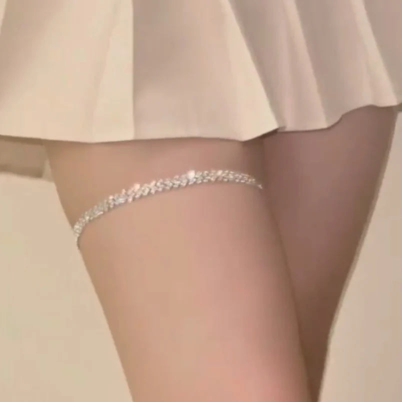 Darielle Rhinestone Thigh Chain