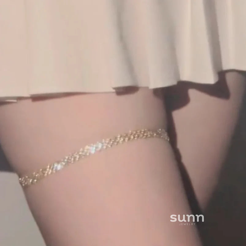 Darielle Rhinestone Thigh Chain