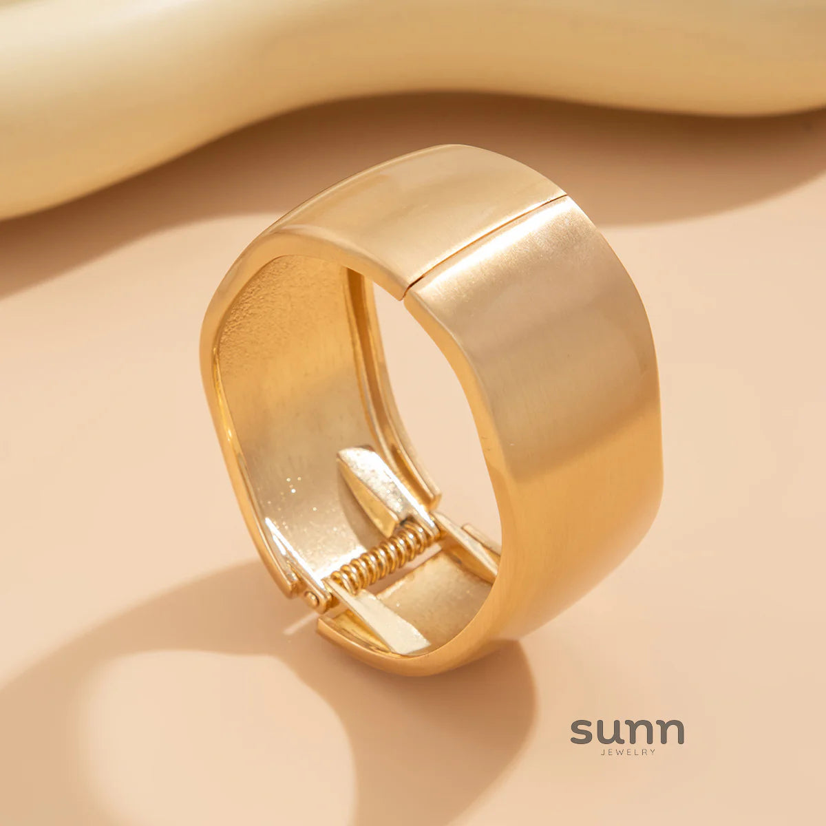 Darleen Irregular Gold Cuff Set
