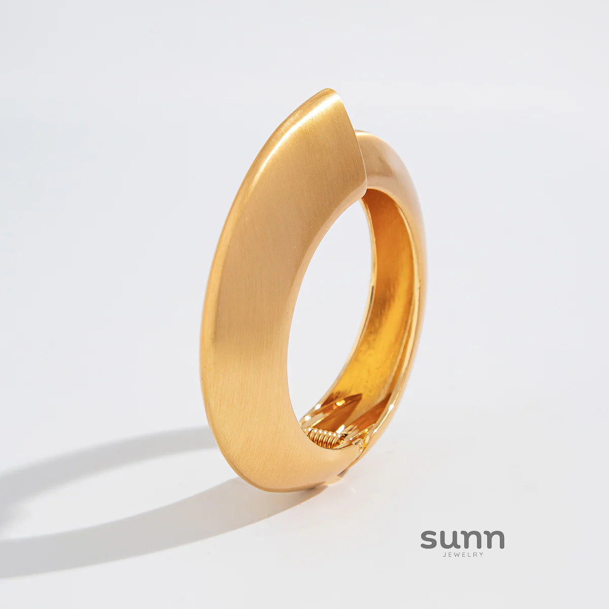 Darleen Irregular Gold Cuff Set