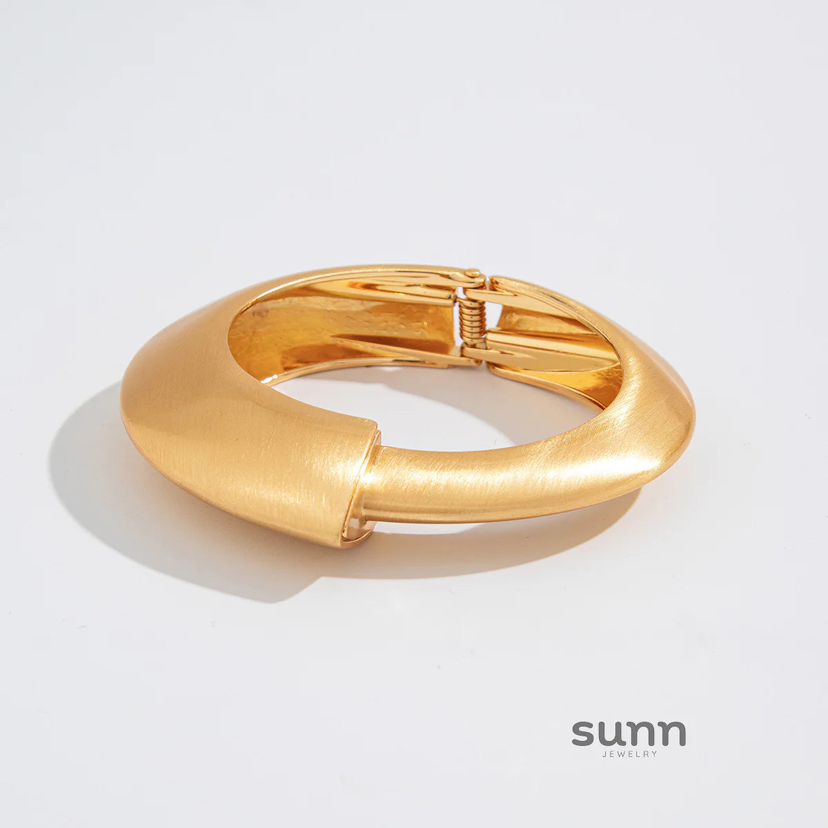 Darleen Irregular Gold Cuff Set