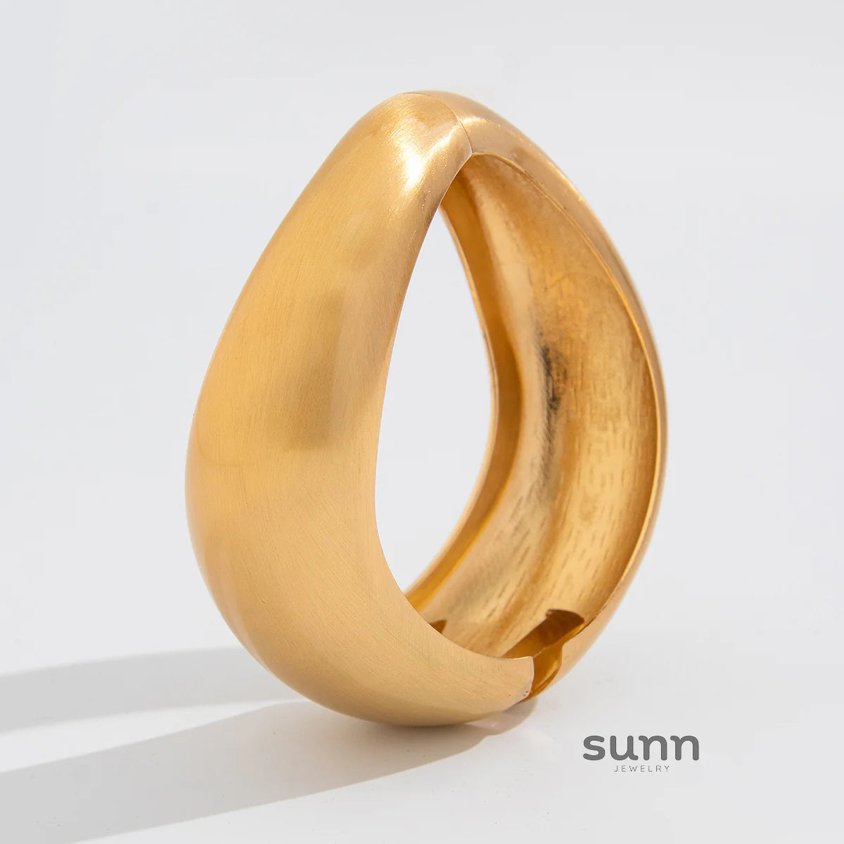 Darleen Irregular Gold Cuff Set