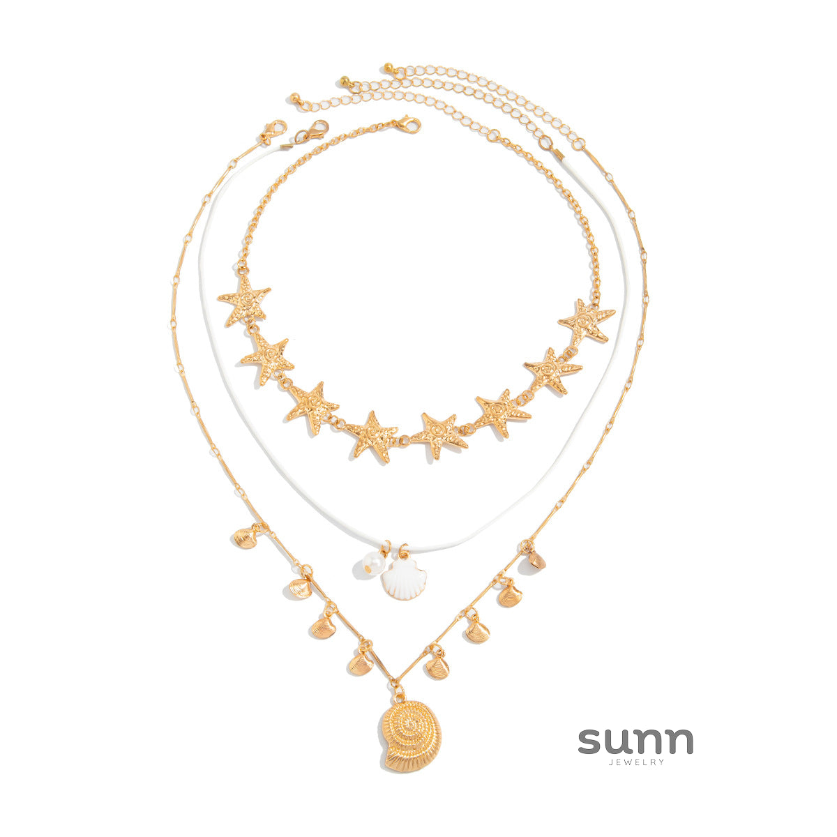 Darleen Multi-Charm Layered Necklace [LCIVDVIG]