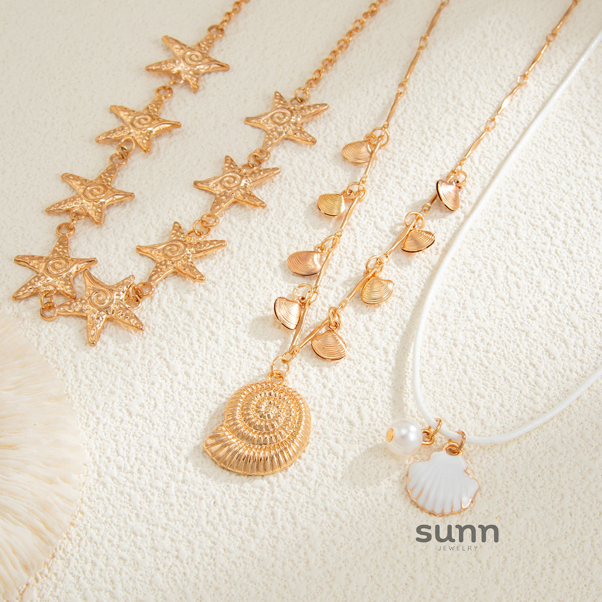 Darleen Multi-Charm Layered Necklace [5YVU392H]