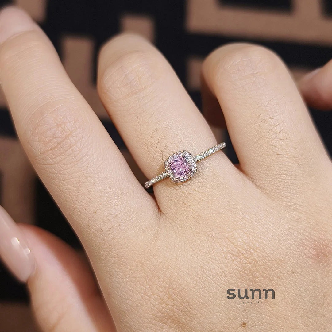 Dasha Dazzling Pink Diamond Ring