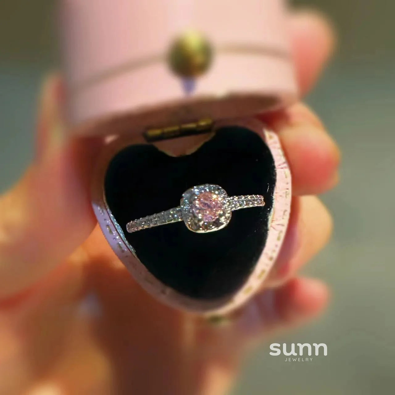 Dasha Dazzling Pink Diamond Ring