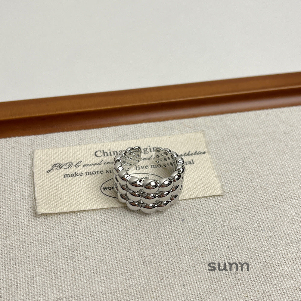 Davis Sculptural Heart Ring [VSYODV7R]