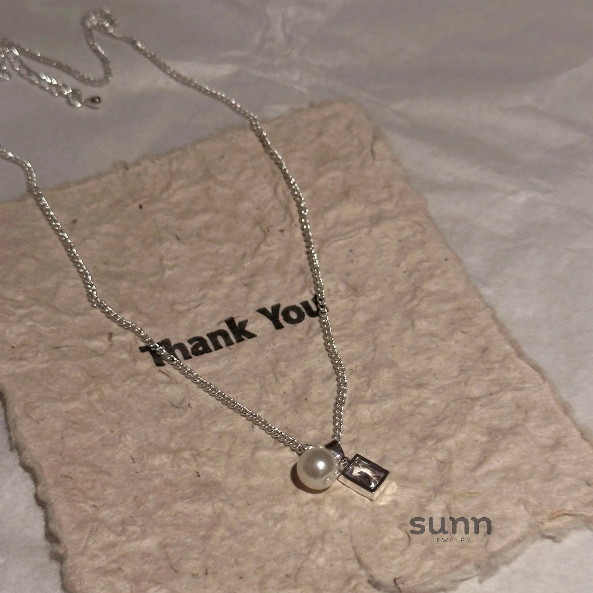 Dayami Pearl Zirconia Necklace