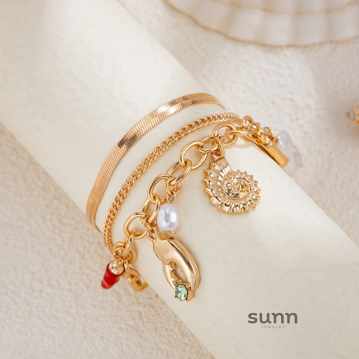Dayna Conch Pearl Necklace [T83WTCYS]