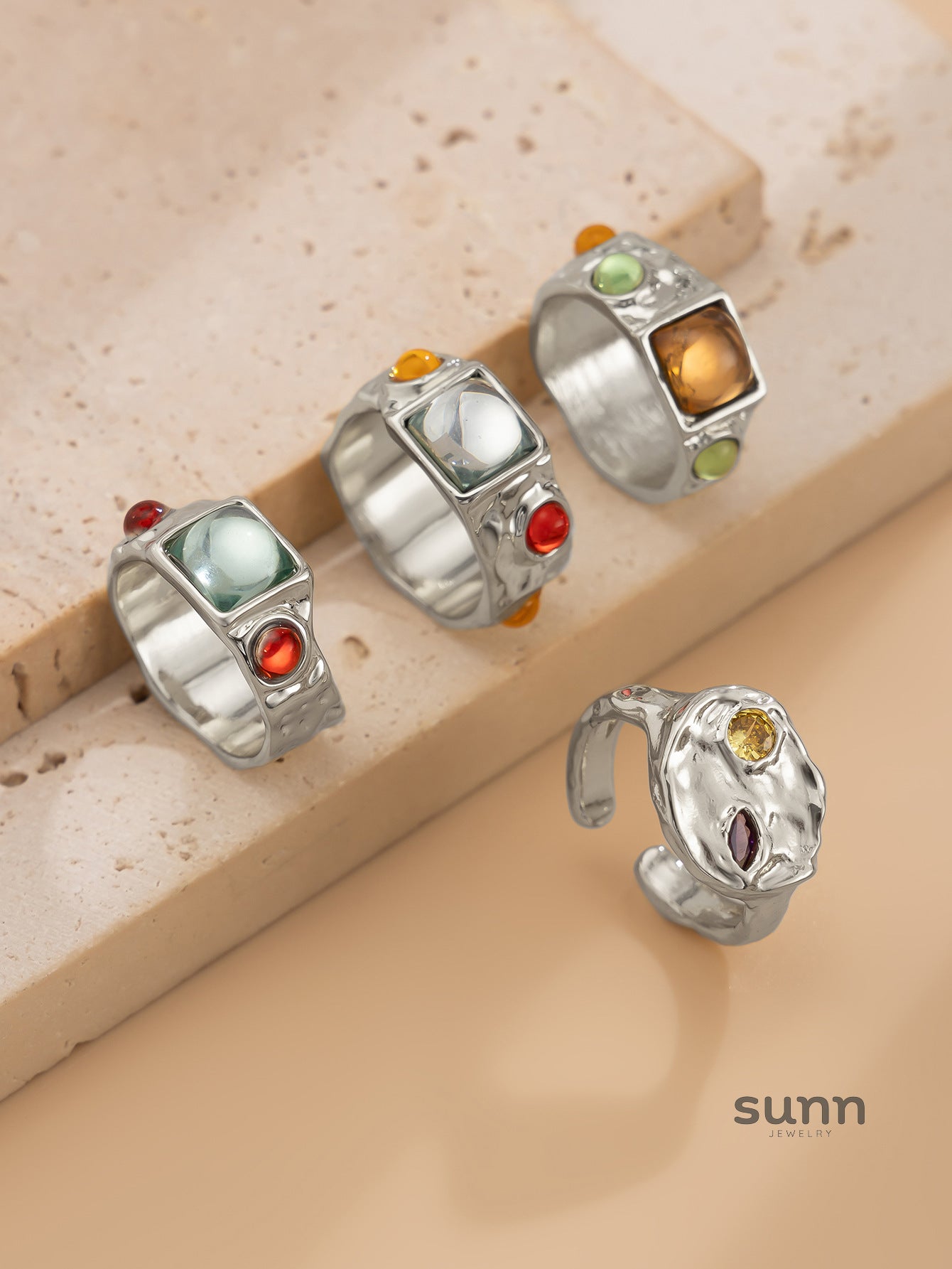 Deasia Irregular Stack Ring [XUOLK2WW]