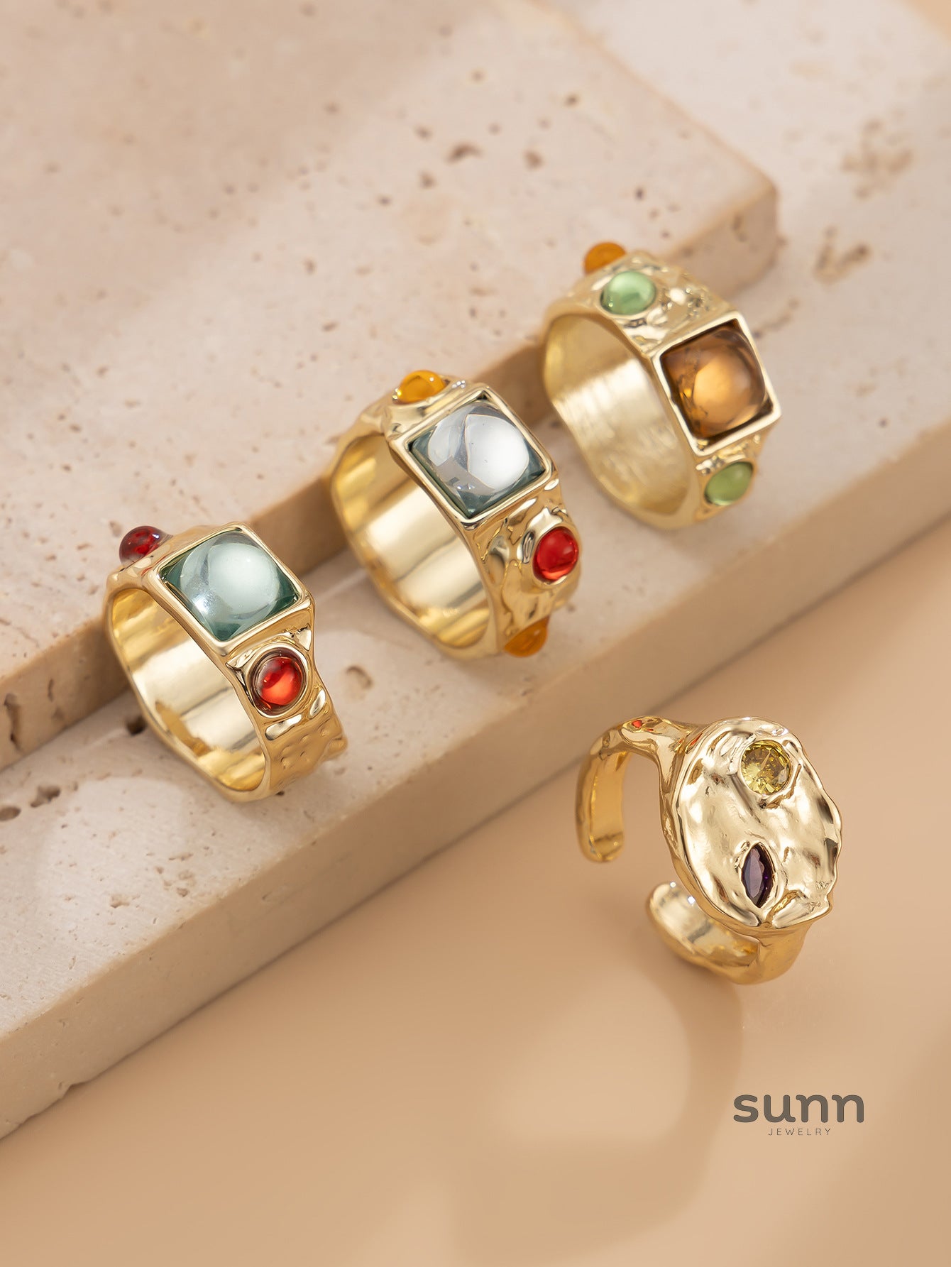 Deasia Irregular Stack Ring [8M3723CY]
