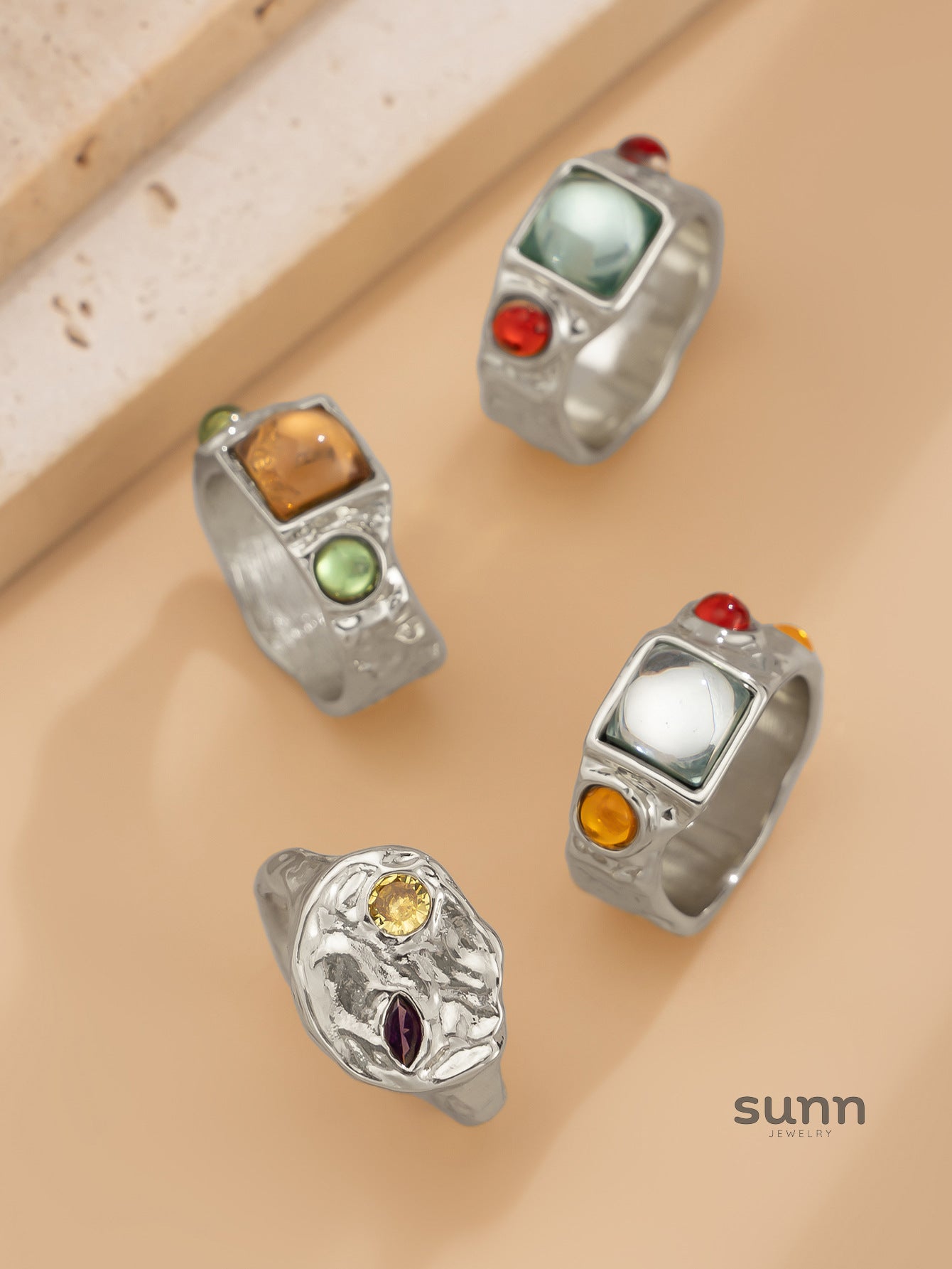 Deasia Irregular Stack Ring [1TMPATM8]