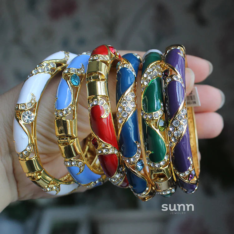 Debbie Palace Enamel Bangle